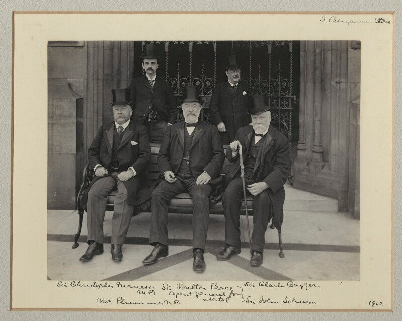 Group at the houses of parliament npg x135299