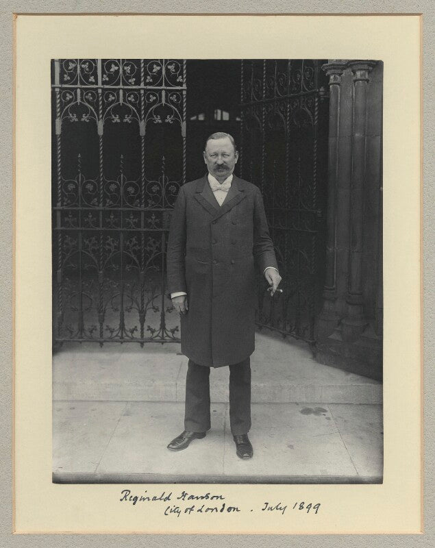 Sir reginald hanson, 1st bt npg x20350