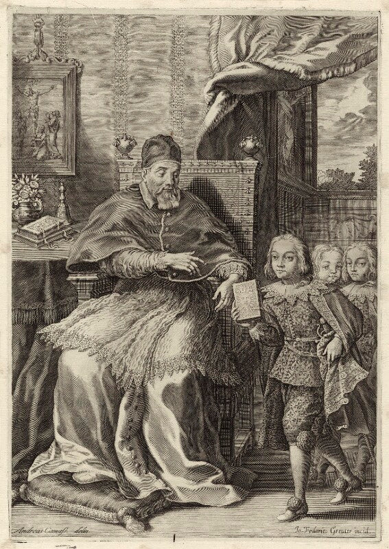 Pope urban viii (maffeo barbarini) npg d26209