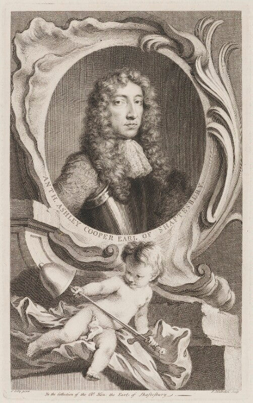 Anthony ashley cooper, 1st earl of shaftesbury npg d40658
