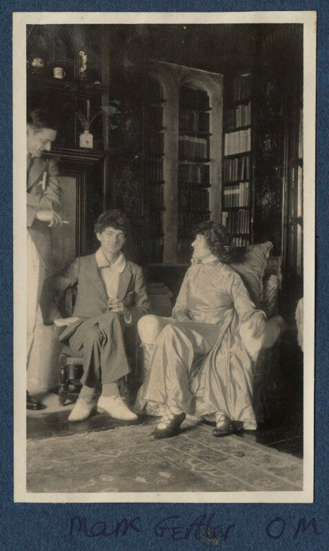 T.s. eliot; mark gertler; lady ottoline morrell npg ax140904