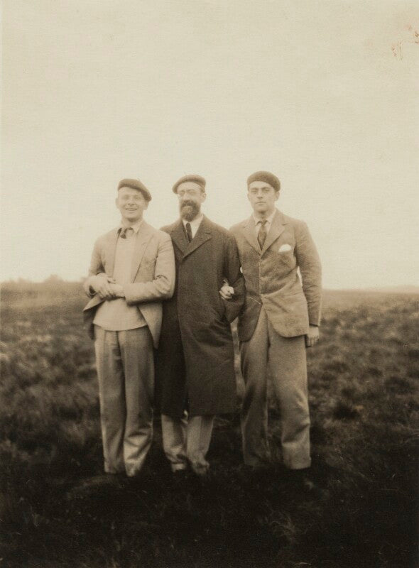 Wogan philipps, 2nd baron milford; lytton strachey; dadie rylands npg x25115