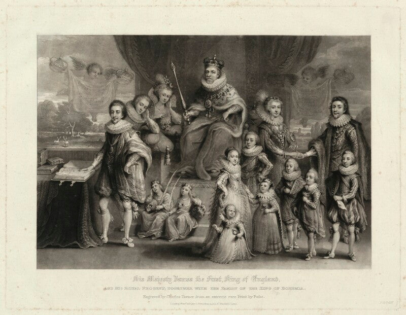 'james i and his royal progeny' npg d25692