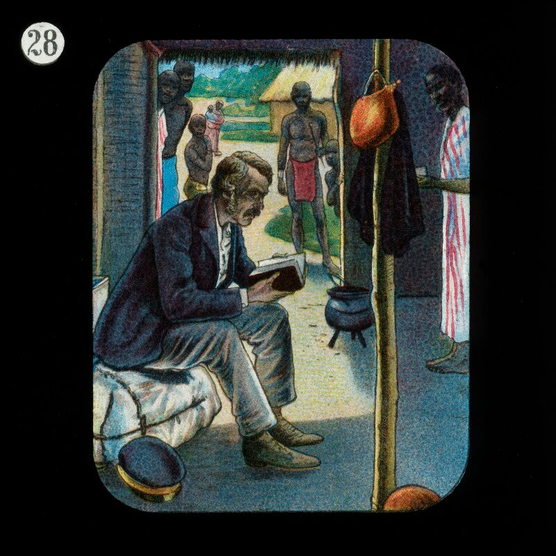 Reading the bible (david livingstone) npg d18401