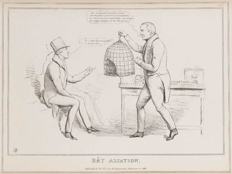 Retaliation (sir robert peel, 2nd bt; alexander baring, 1st baron ashburton; joseph hume) npg d41025