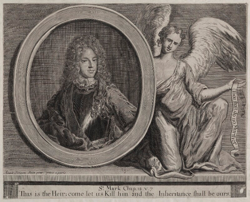 Prince james francis edward stuart npg d31376