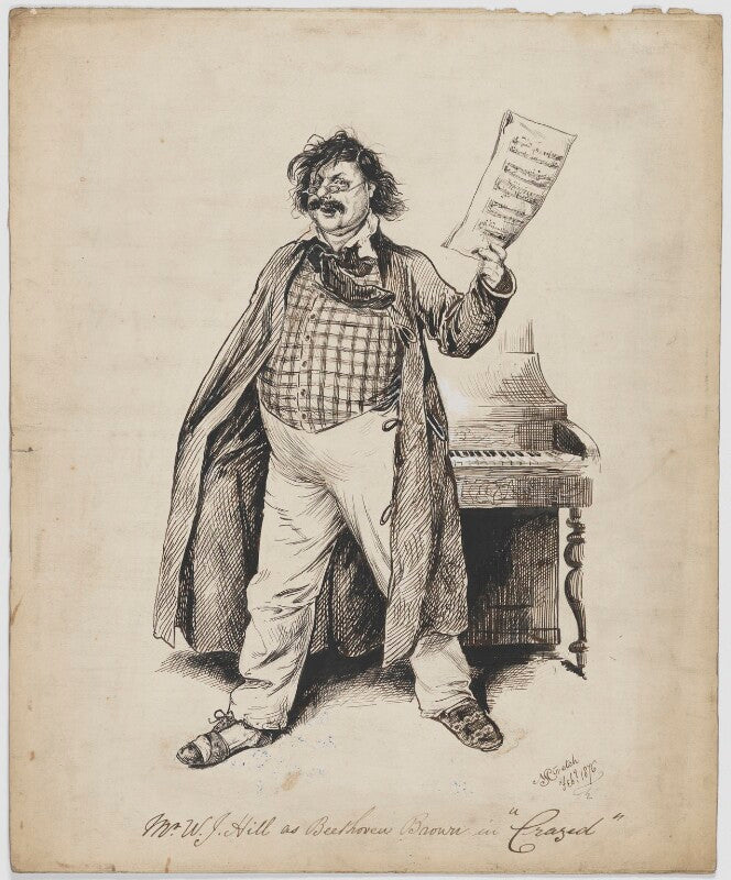 William j. hill (william hill jones) as beethoven in 'crazed' npg d35848