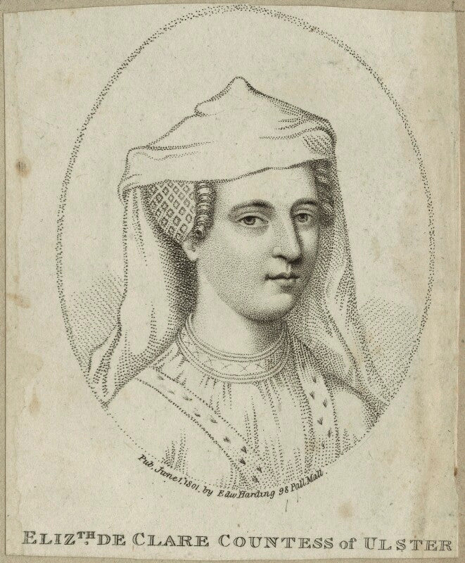 Elizabeth de clare, lady de burgh npg d24093