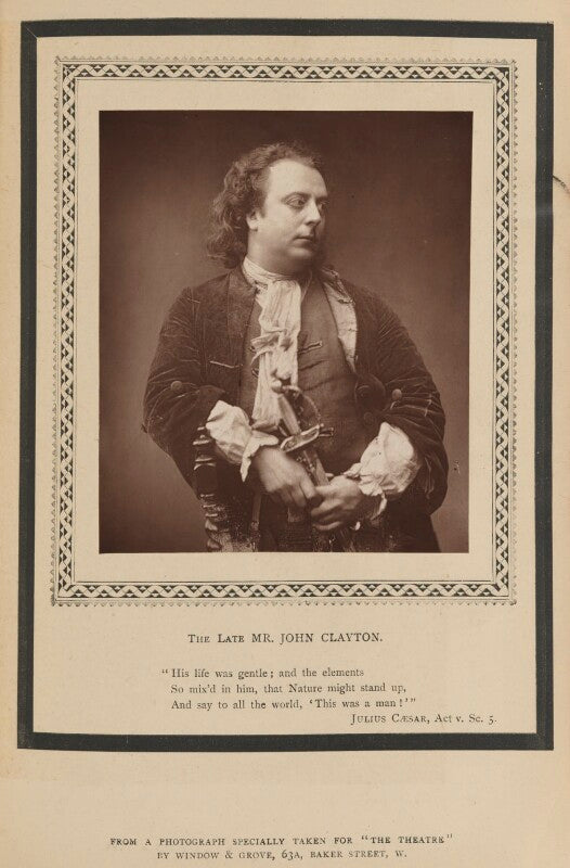 John clayton (john alfred calthrop) npg ax9312