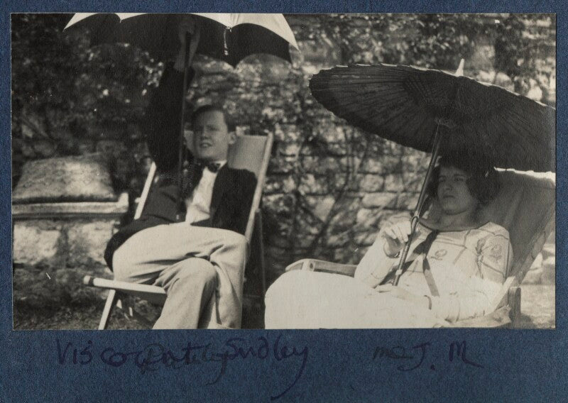 Arthur paul gore, 7th earl of arran; julian vinogradoff (née morrell) npg ax141588