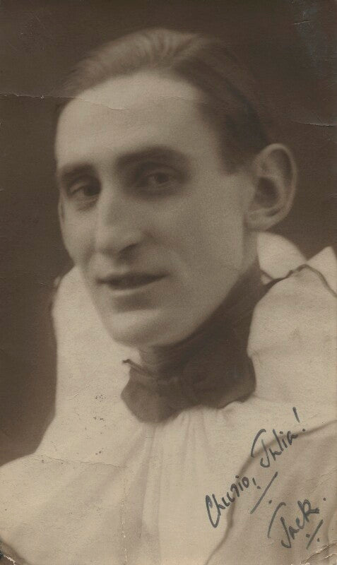 Unknown man as a pierrot npg x14394