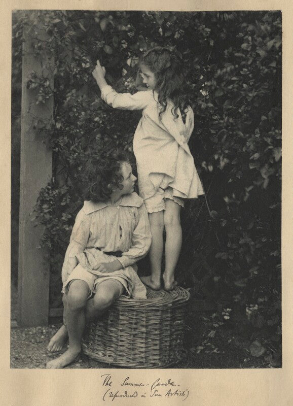 'the summer garden' (leopold hamilton myers; silvia constance myers) npg ax68410