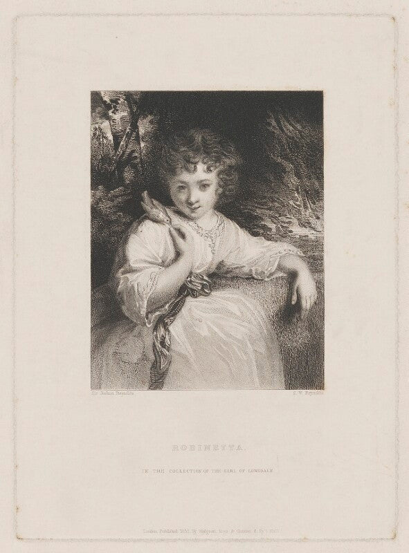 Robinetta (unknown girl formerly known as anna maria (née lewis), countess of tollemache) npg d36061