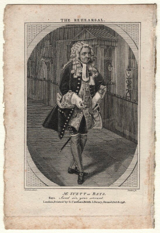 Richard suett as bayes in 'the rehearsal' npg d16529