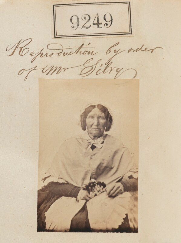 'reproduction by order of mr silvy' npg ax59072
