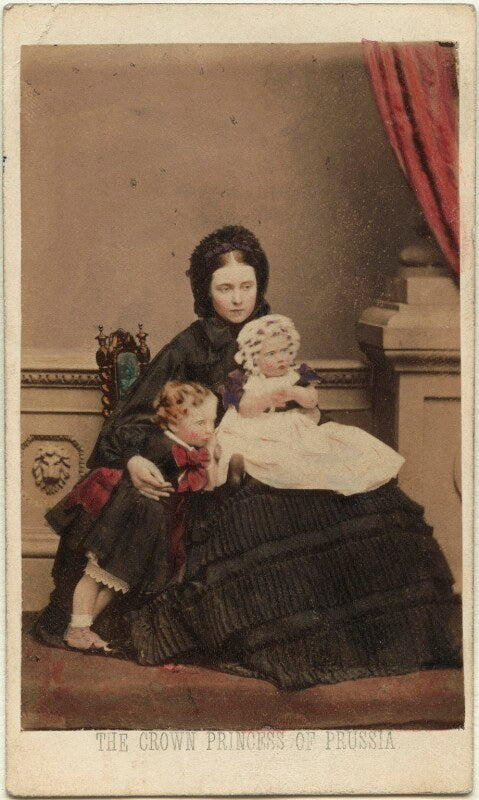 Victoria, empress of germany and queen of prussia with her two eldest children npg x131291