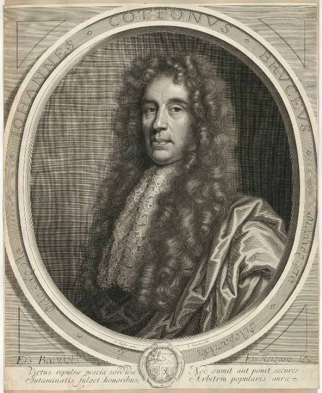 Sir john cotton, 3rd bt npg d29982