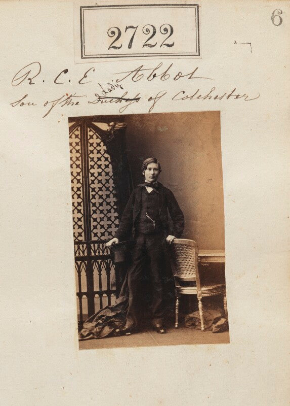 Reginald charles edward abbot, 3rd baron colchester npg ax52111