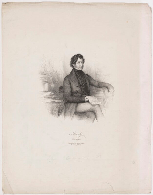 Edward stanley, 14th earl of derby npg d35038