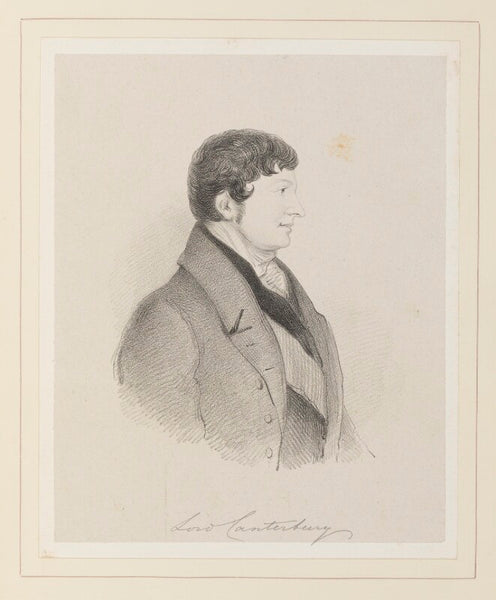 Charles Manners Sutton, 1st Viscount Canterbury Greetings Card