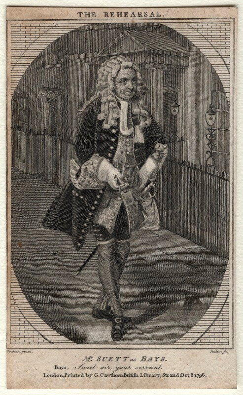 Richard suett as bayes in 'the rehearsal' npg d16528