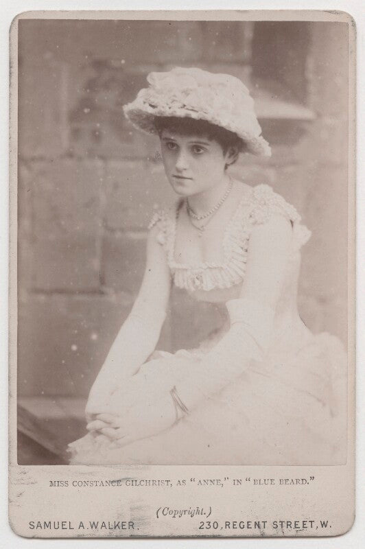 Constance ('connie') (née gilchrist), countess of orkney as anne in 'blue beard' npg x196975