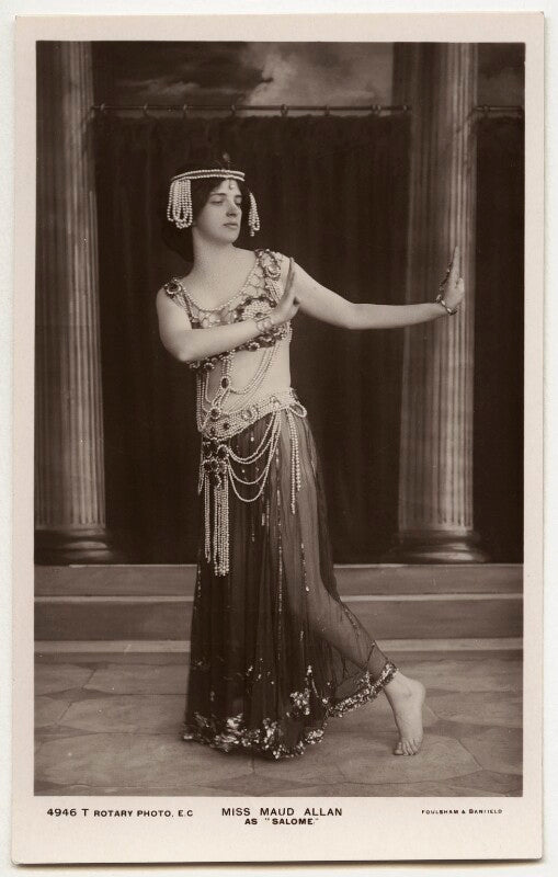 Maud allan as salome in 'the vision of salome' npg x40