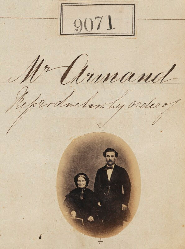 'reproduction by order of mr armand' (unknown sitters) npg ax58894