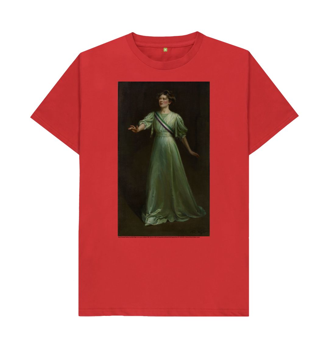 Red christabel pankhurst unisex t shirt