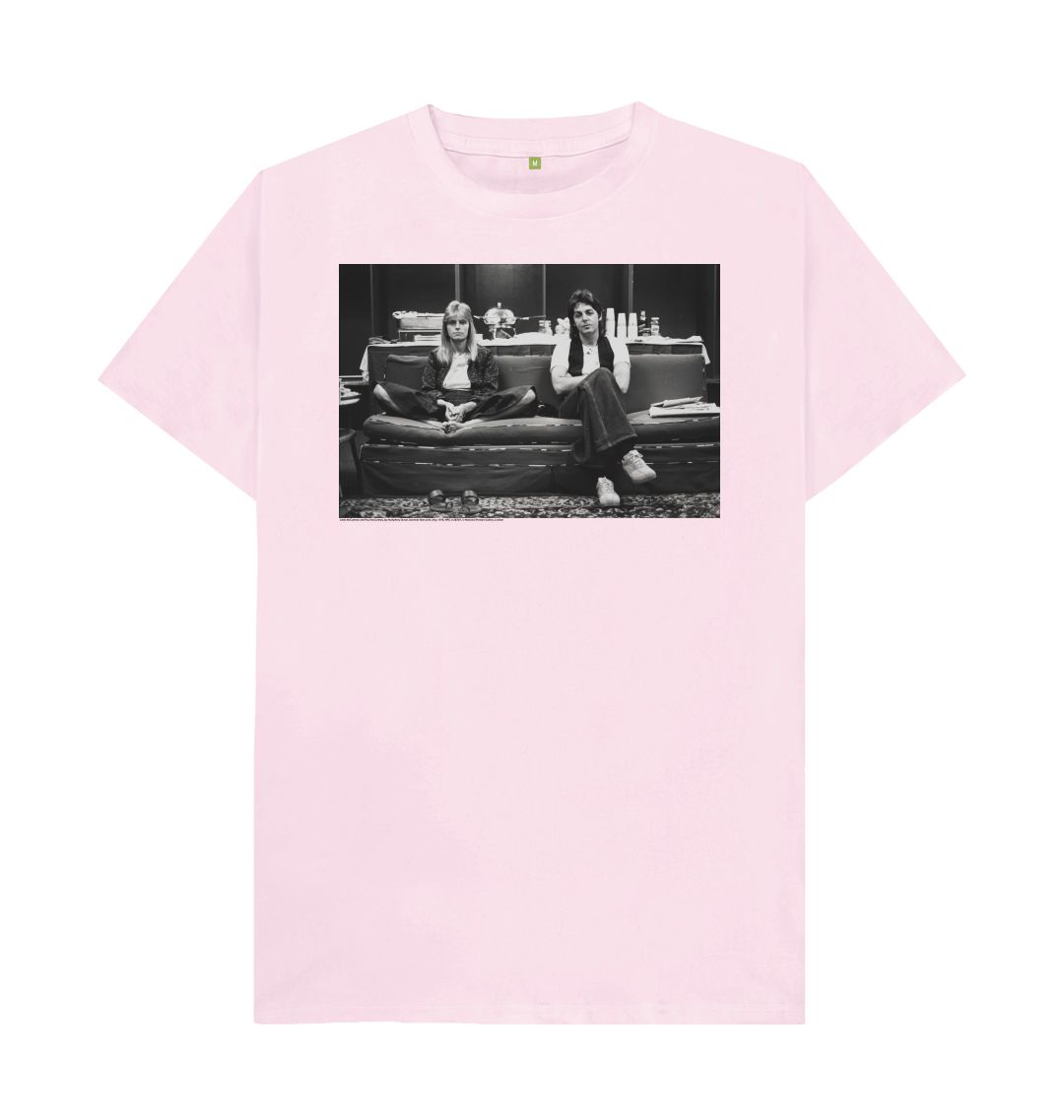 Pink linda mccartney and paul mccartney unisex t shirt