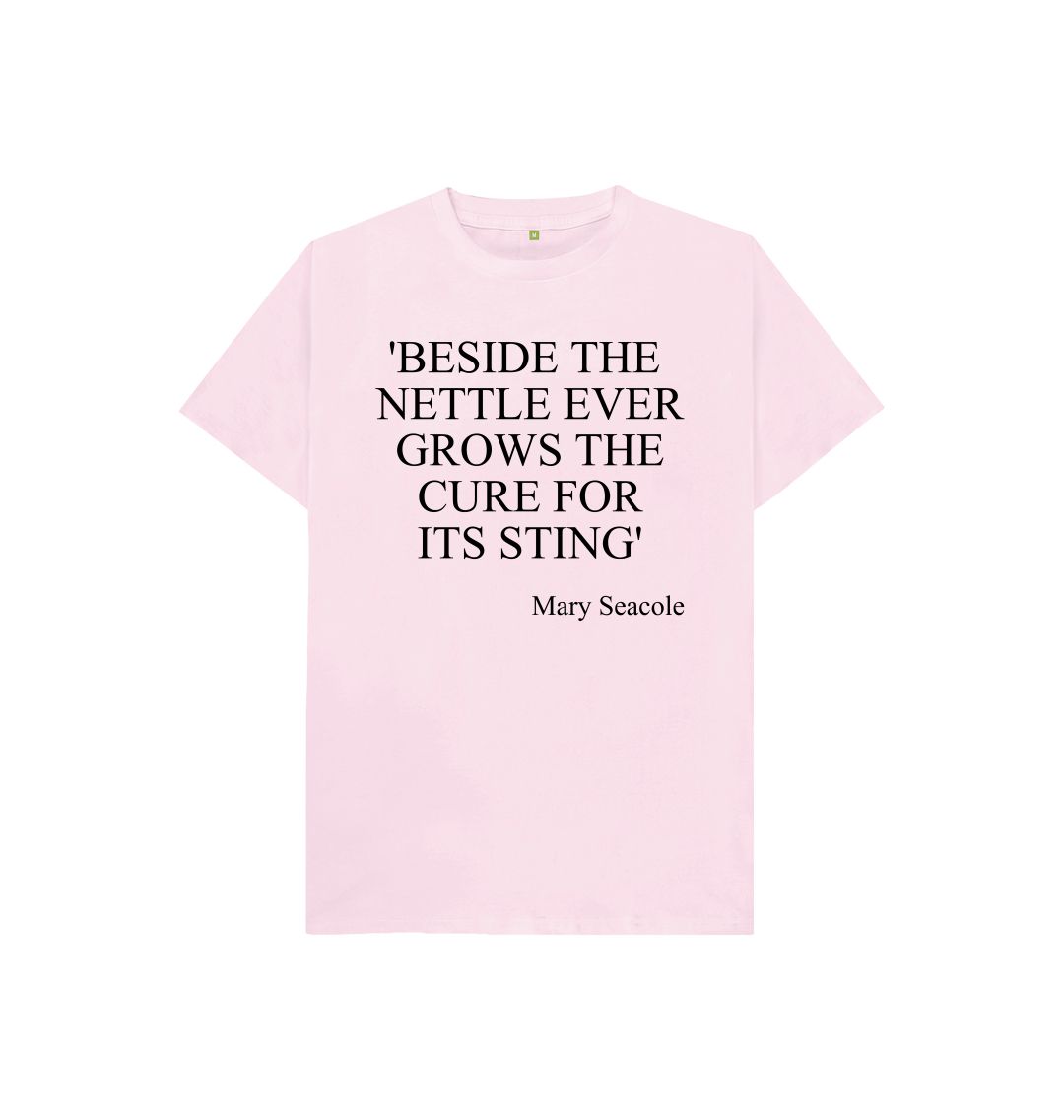 Pink kids mary seacole quote t shirt