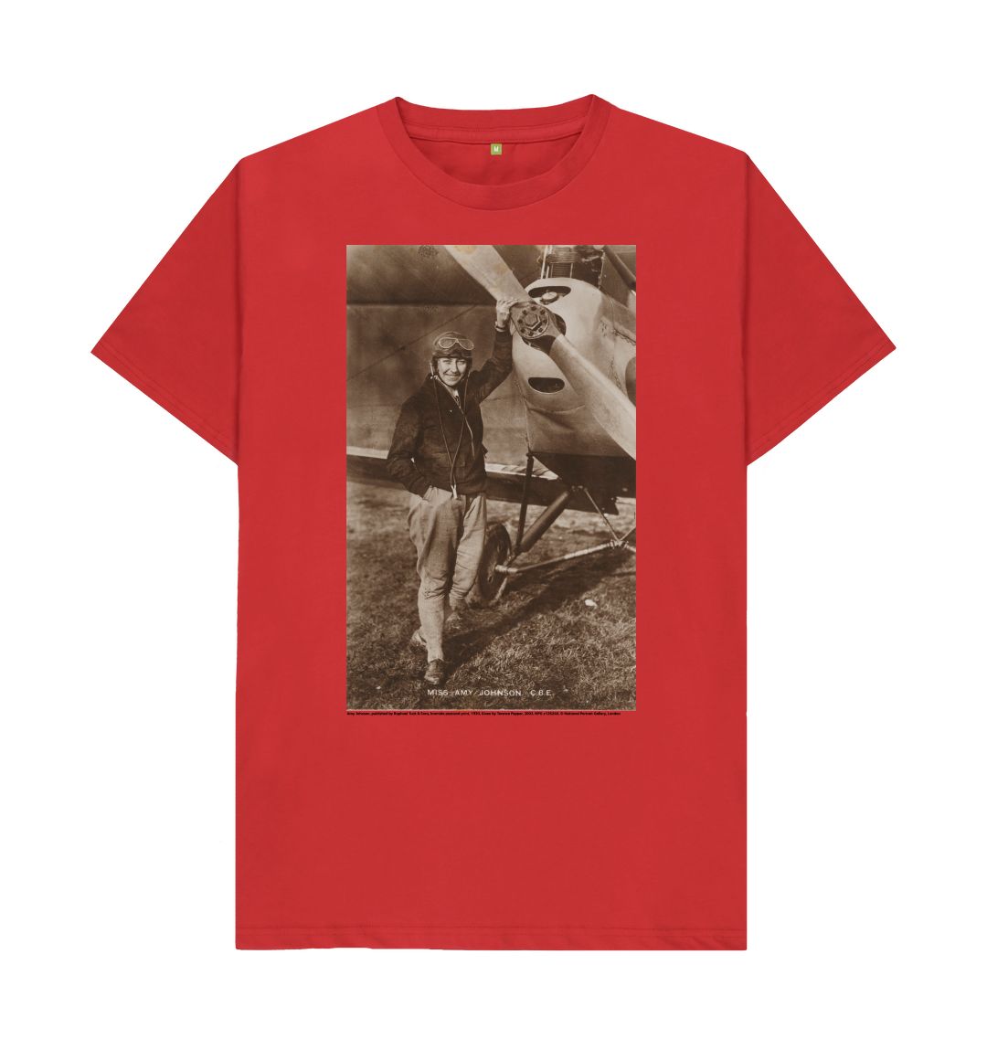 Red amy johnson unisex t shirt