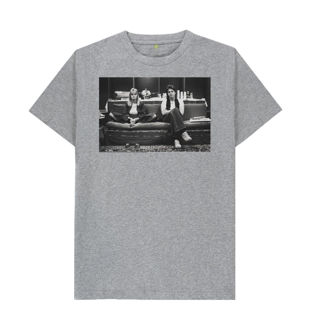 Athletic grey linda mccartney and paul mccartney unisex t shirt