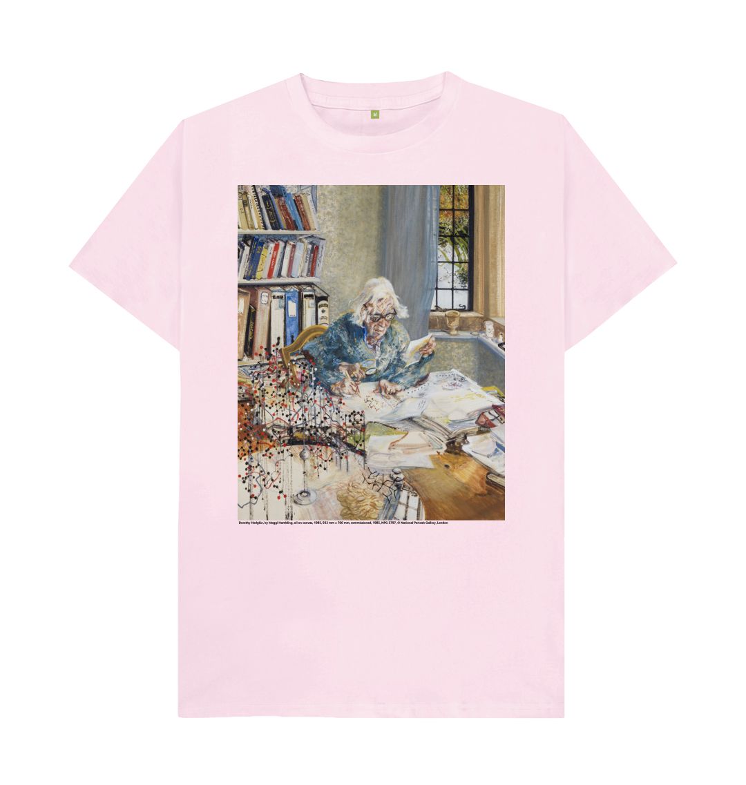 Pink dorothy hodgkin unisex t shirt