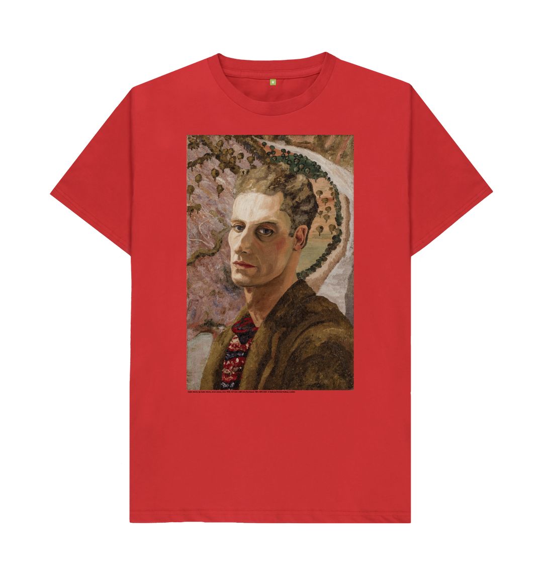 Red cedric morris unisex t shirt