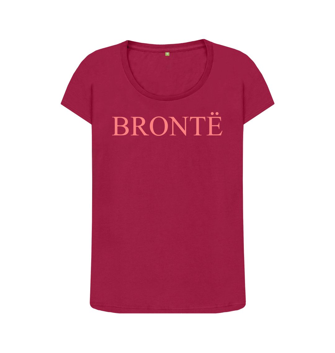 Cherry bront\u00cb women's scoop neck t shirt