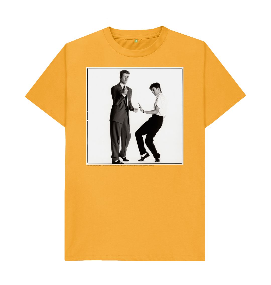 Mustard wham! unisex crew neck t shirt