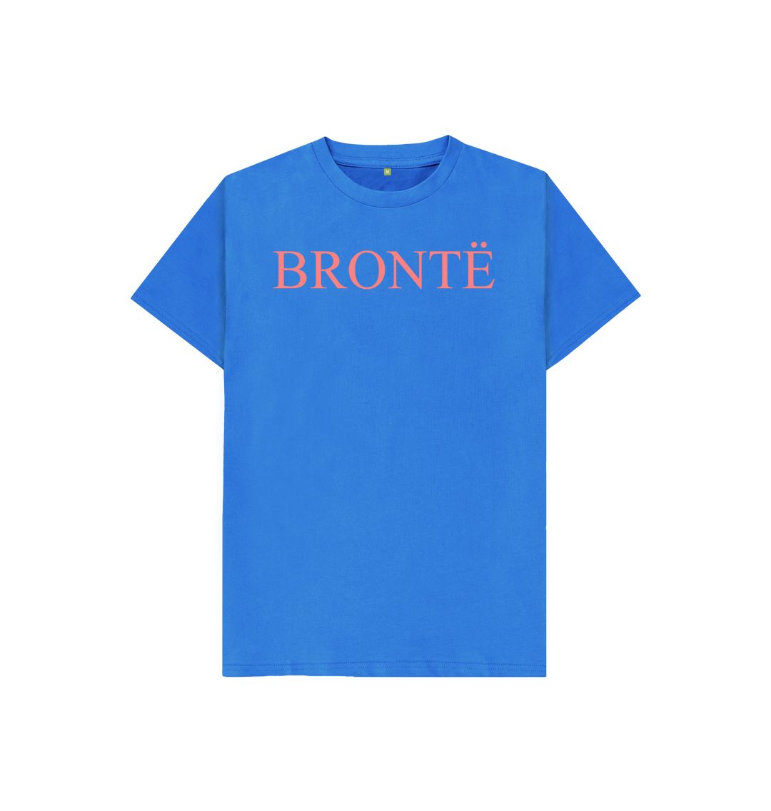 Bright blue kids bront\u00cb t shirt