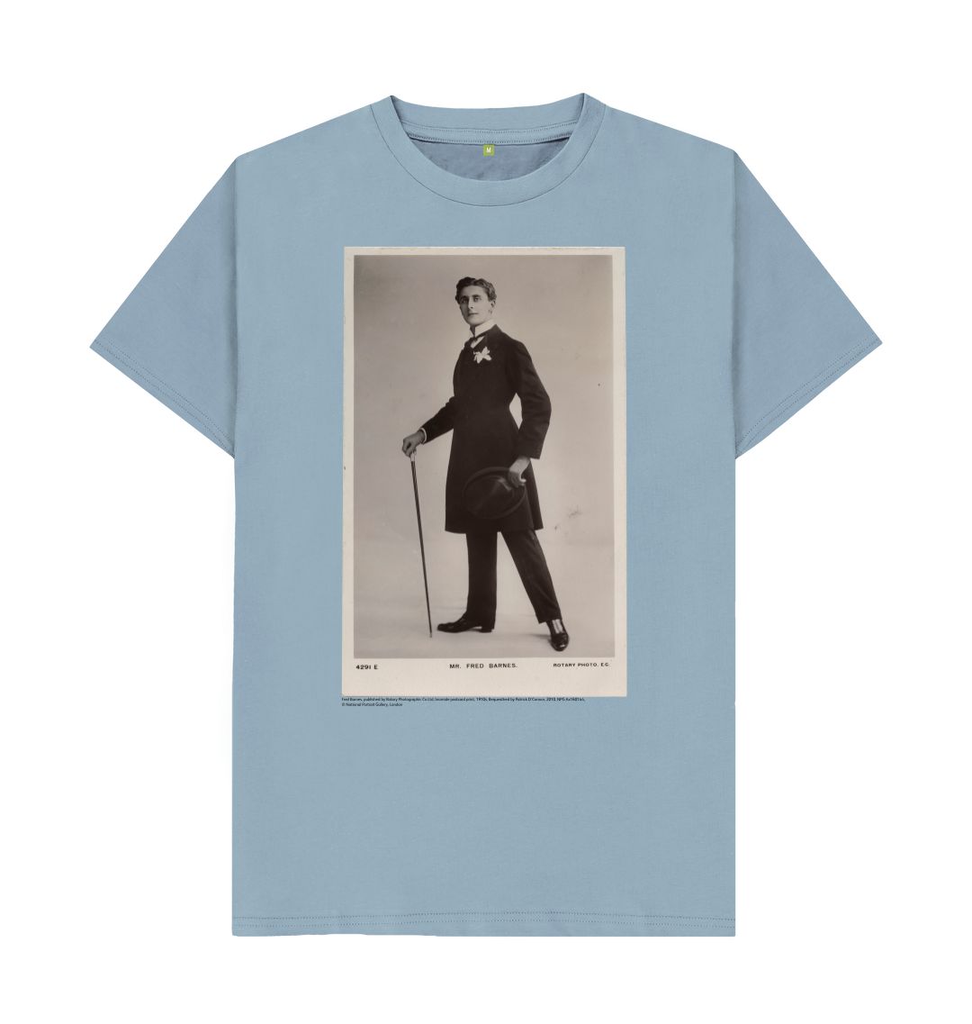 Stone blue fred barnes unisex t shirt