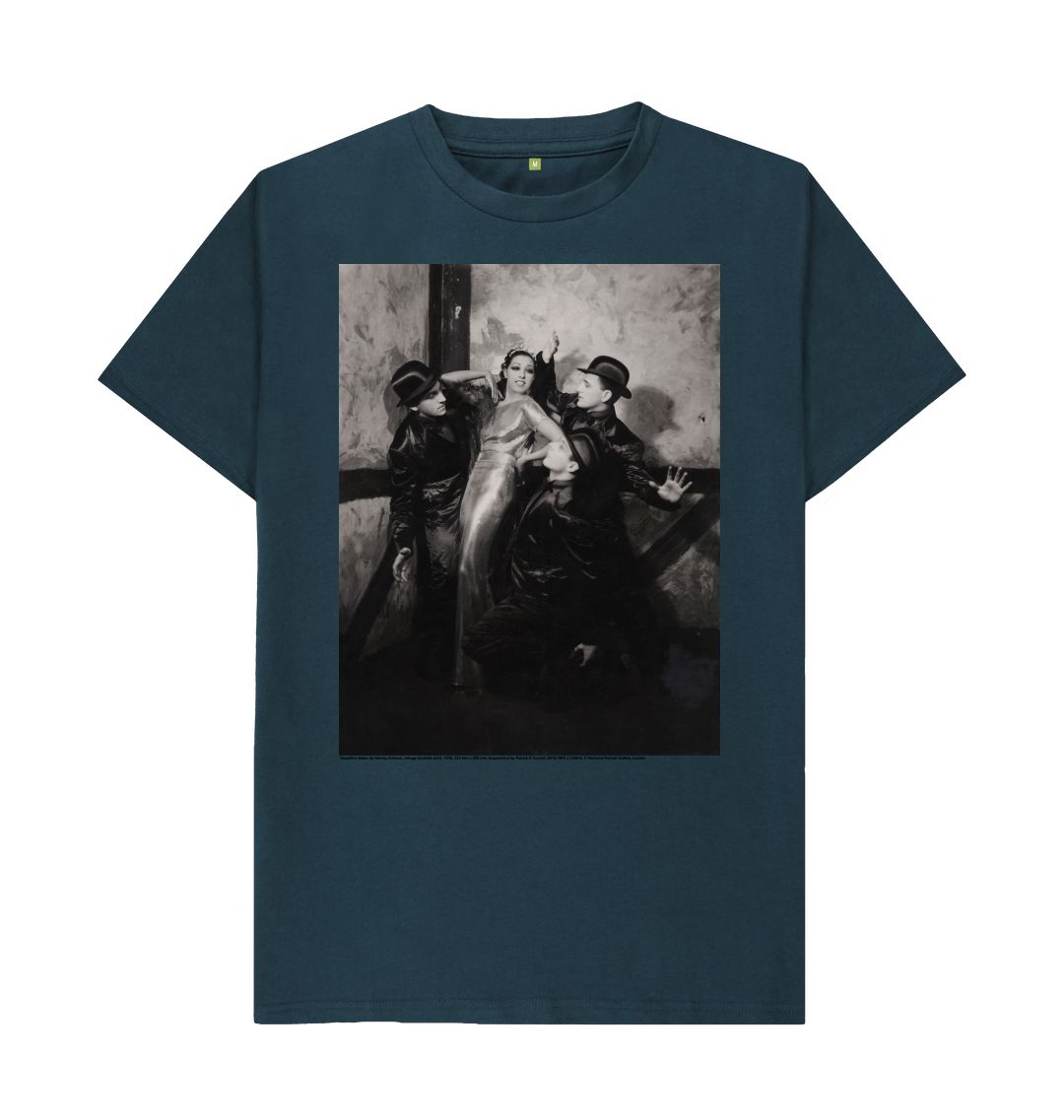 Denim blue josephine baker unisex t shirt