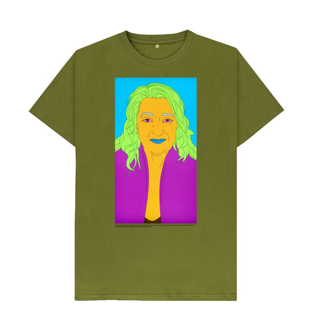 Moss green zaha hadid unisex t shirt
