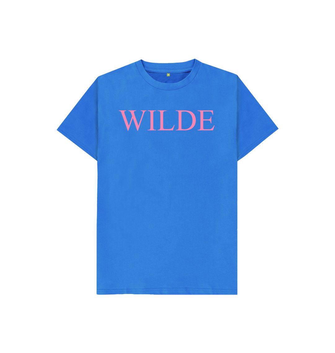Bright blue kids wilde t shirt