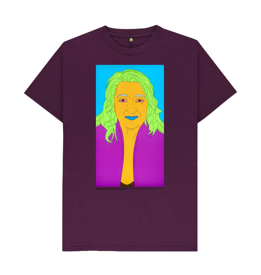 Purple zaha hadid unisex t shirt
