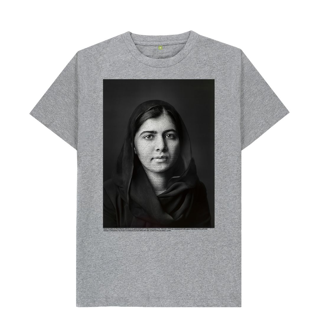 Athletic grey malala yousafzai unisex t shirt