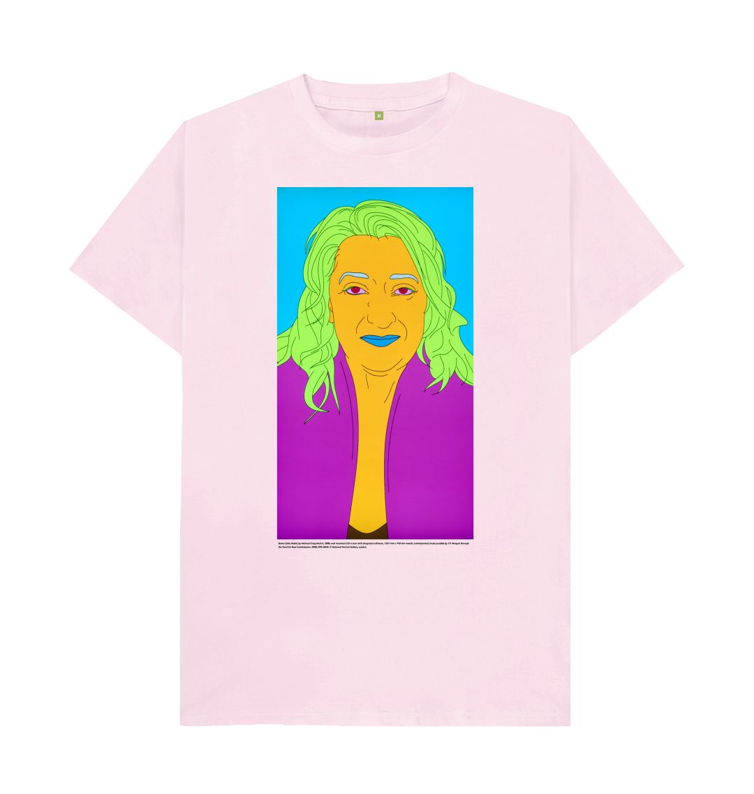 Pink zaha hadid unisex t shirt