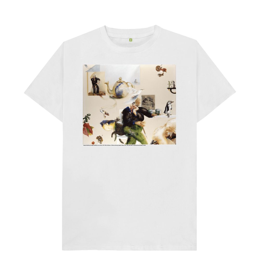 White maggi hambling unisex t shirt
