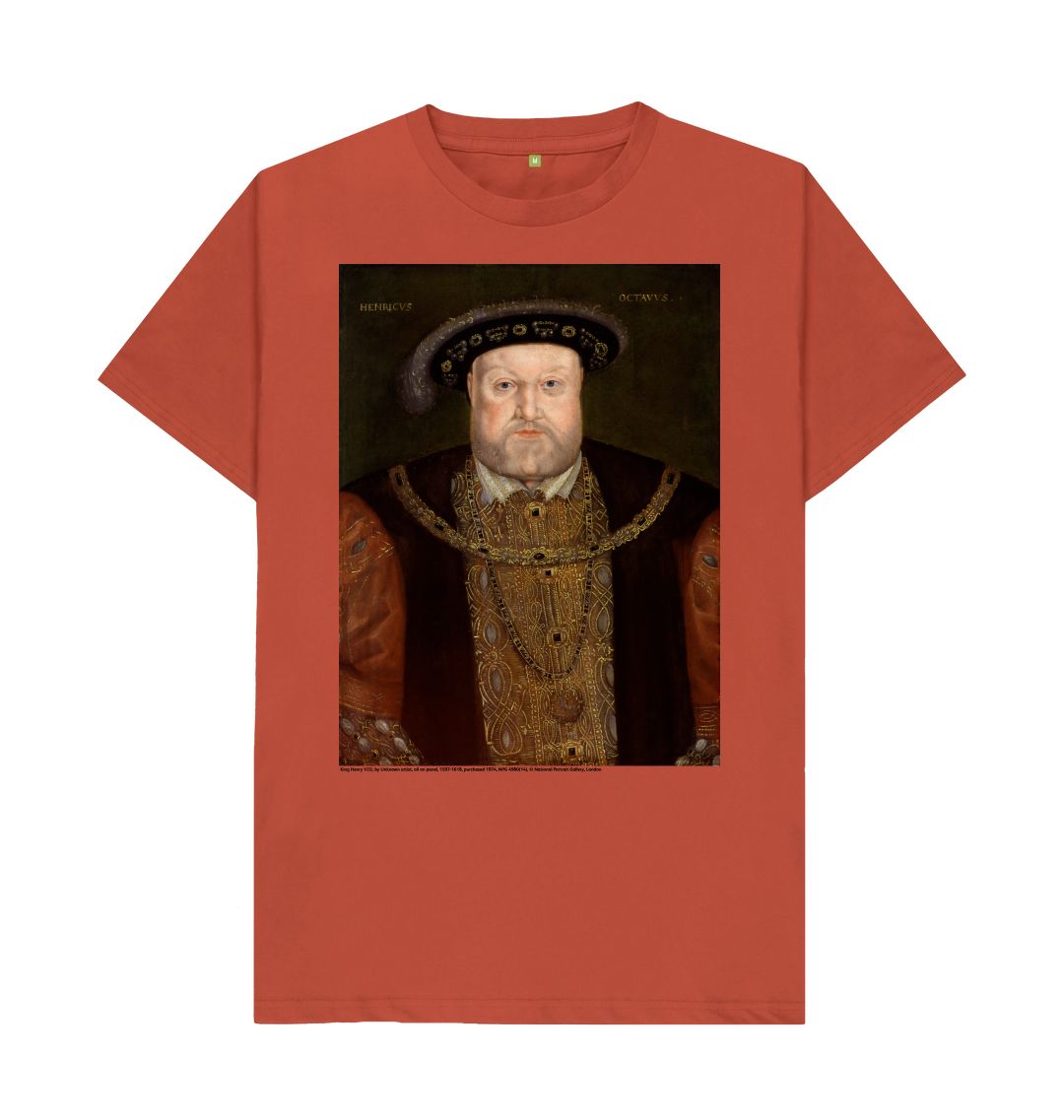 Rust king henry viii unisex t shirt