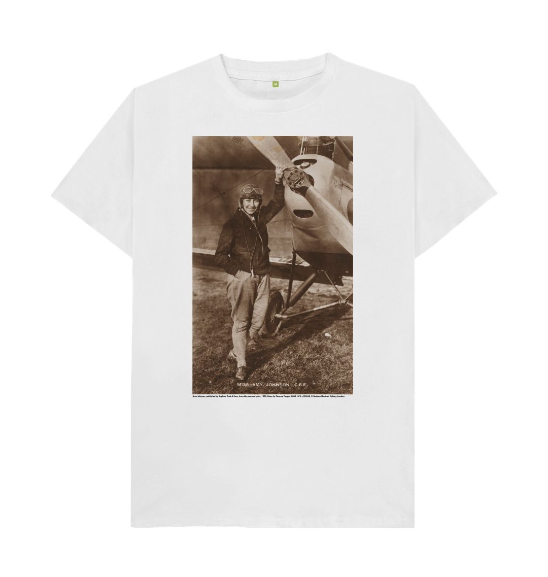 White amy johnson unisex t shirt