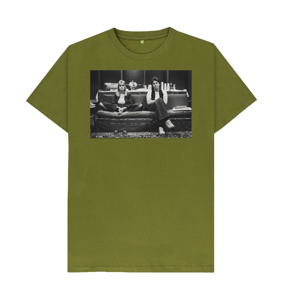 Moss green linda mccartney and paul mccartney unisex t shirt