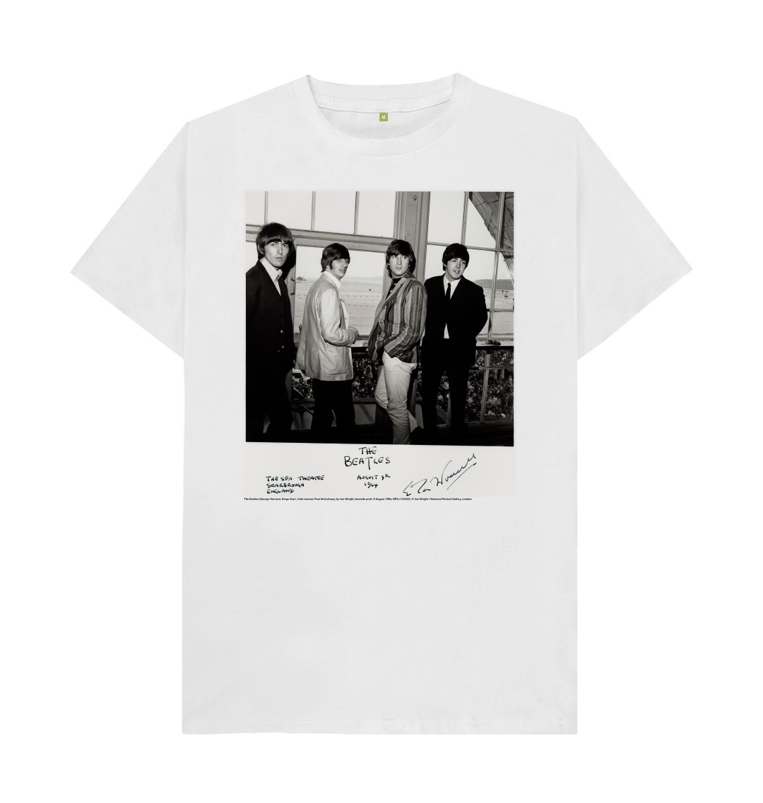 White the beatles unisex t shirt